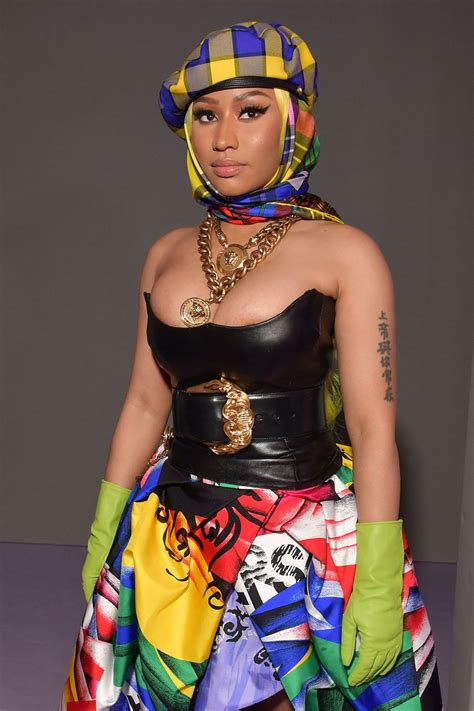 nicki minaj in versace|nicki minaj versace outfit.